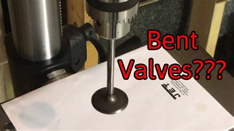 bent valves compression test|how to test bent valves.